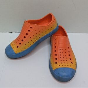 Native Blue Orange Water Shoe 11T